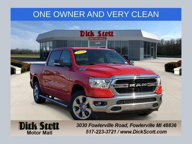 2020 Ram 1500 Big Horn Crew Cab 4x4 5'7" Box for sale in Fowlerville, MI