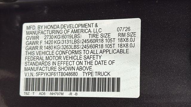 2026 Honda Ridgeline TrailSport
