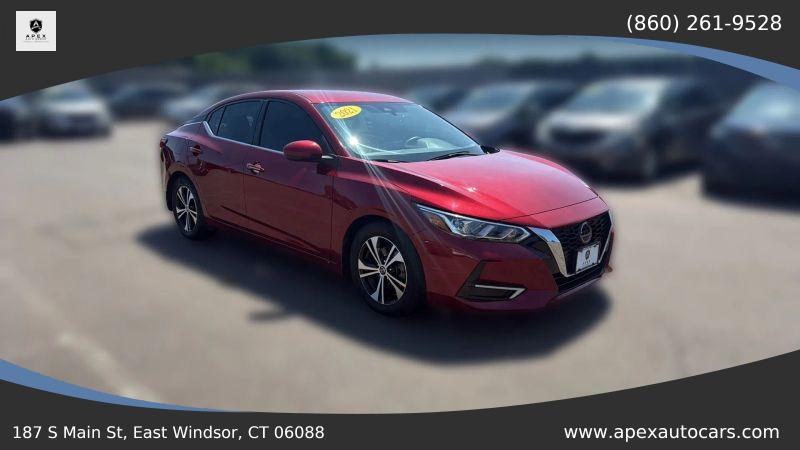 2021 Nissan Sentra SV Xtronic CVT for sale in East Windsor, CT