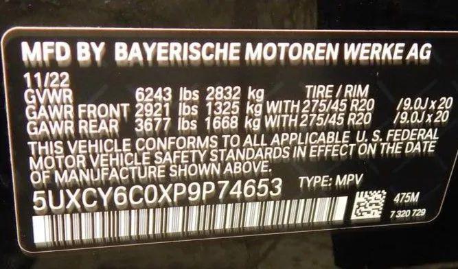 2023 BMW X6 xDrive40i
