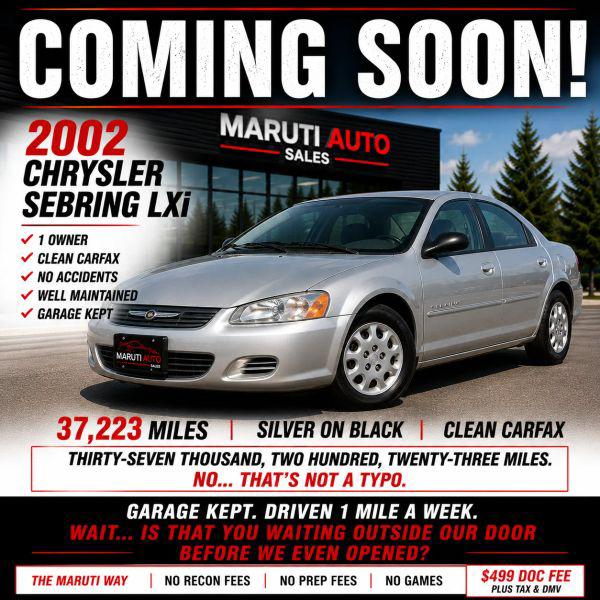 2002 Chrysler Sebring LXi for sale in East Brunswick, NJ