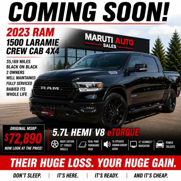 2023 Ram 1500 Laramie Crew Cab 4x4 5'7" Box for sale in East Brunswick, NJ