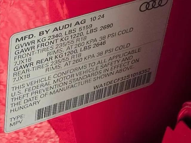 2025 Audi Q3 Premium 45 TFSI S line quattro Tiptronic