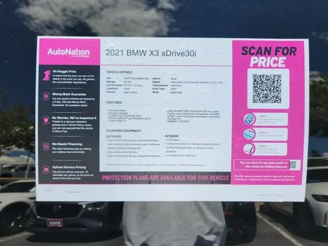 2021 BMW X3 xDrive30i