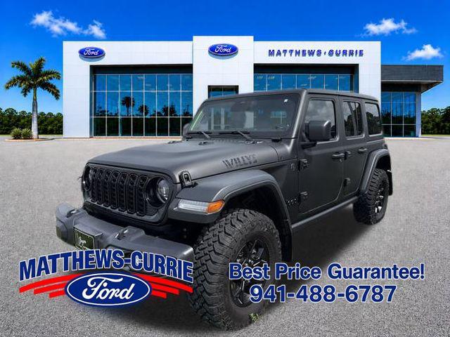 2025 Jeep Wrangler 4-Door Willys 4x4 for sale in Nokomis, FL