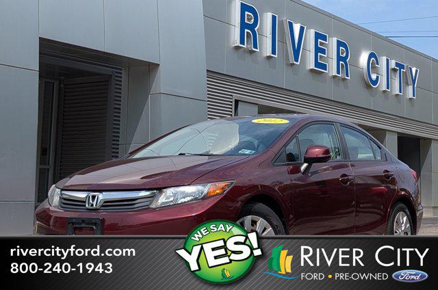 2012 Honda Civic LX for sale in Lavalette, WV