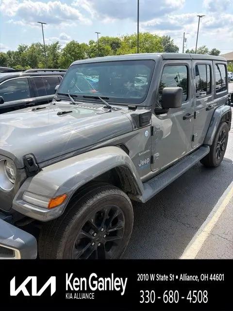 2021 Jeep Wrangler 4xe Unlimited Sahara 4x4 for sale in Alliance, OH