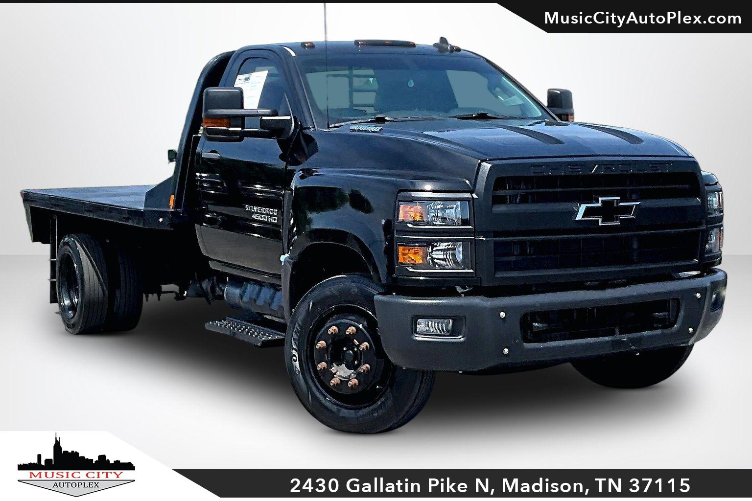 Black 2021 Chevrolet Silverado 4500HD Pickup Truck Automatic