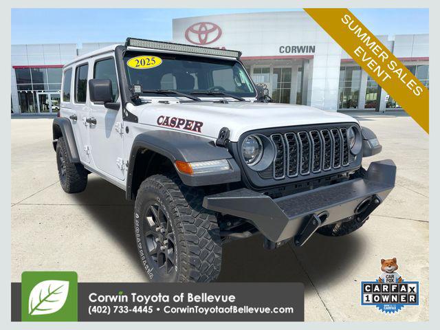 2025 Jeep Wrangler 4-Door Willys 4x4 for sale in Bellevue, NE