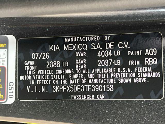 2026 Kia K4 EX