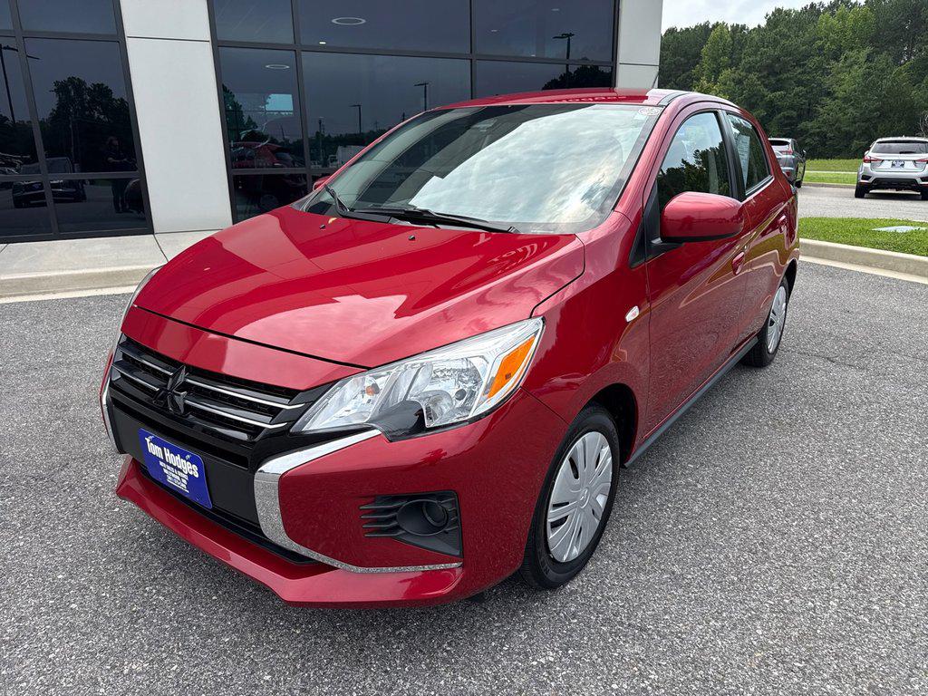 Infrared Metallic 2024 Mitsubishi Mirage Hatchback Front-Wheel Drive Automatic