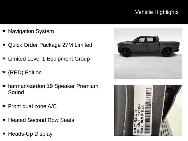 2023 Ram 1500 Limited Crew Cab 4x4 57 Box