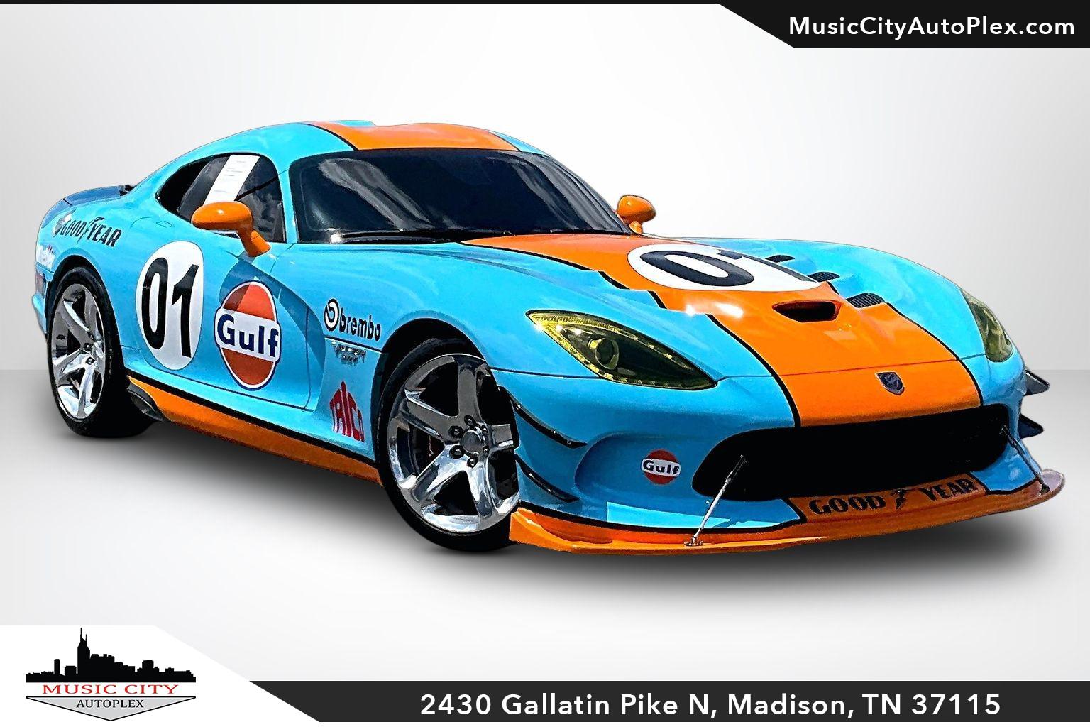 Competition Blue 2015 Dodge Viper Coupe Rear-Wheel Drive Manual