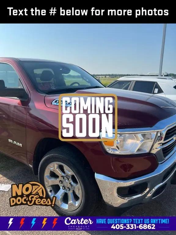 2021 Ram 1500 Big Horn Crew Cab 4x4 5'7" Box for sale in Okarche, OK