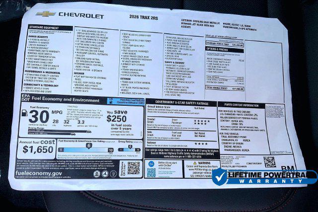 2026 Chevrolet Trax FWD 2RS