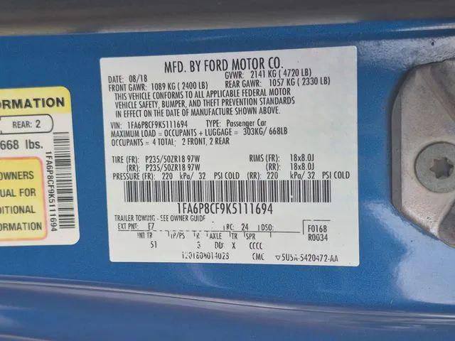 2019 Ford Mustang GT Premium