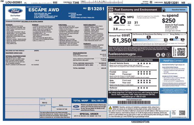 Used 2022 Ford Escape SEL For Sale in Olive Branch, MS