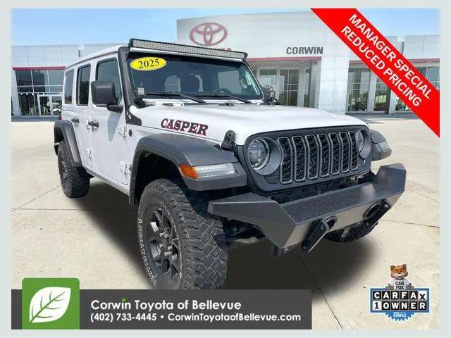 2025 Jeep Wrangler 4-Door Willys 4x4 for sale in Bellevue, NE