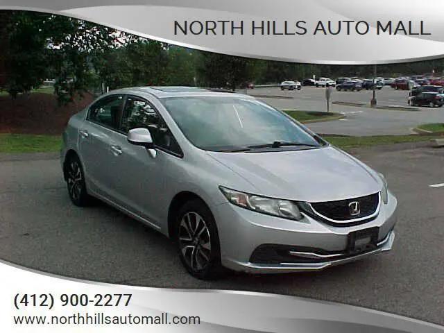 2013 Honda Civic EX for sale in Pittsburgh, PA