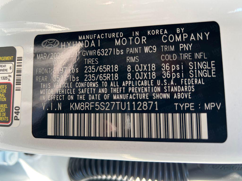 New 2026 White Hyundai SE FWD image 35