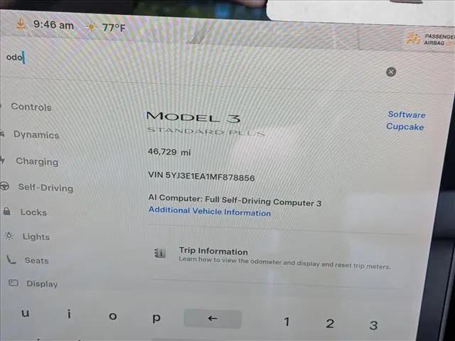 2021 Tesla Model 3 Standard Range Plus Rear-Wheel Drive