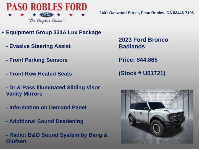 2023 Ford Bronco Badlands