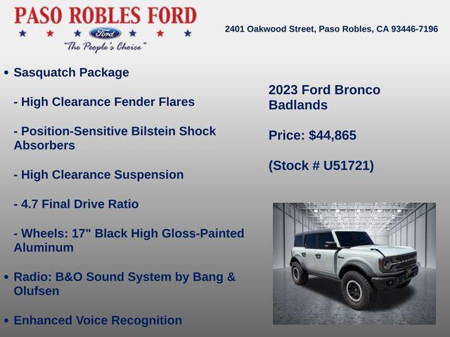 2023 Ford Bronco Badlands