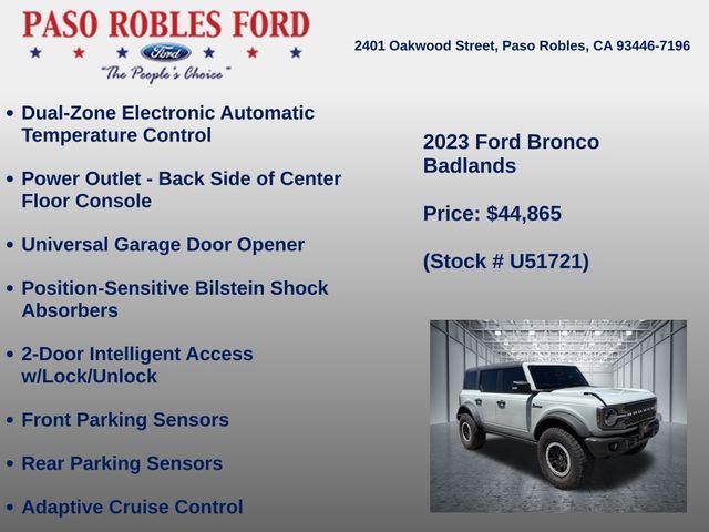 2023 Ford Bronco Badlands