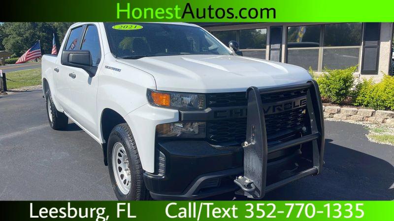 2021 Chevrolet Silverado 1500 4WD Crew Cab Short Bed WT for sale in Leesburg, FL