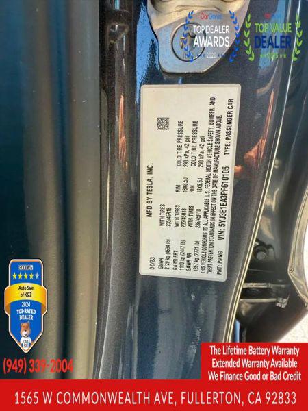 2023 Tesla Model 3 Rear-Wheel Drive
