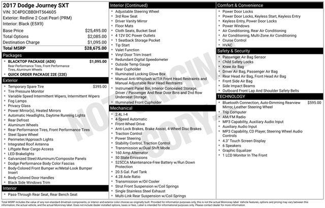 2017 Dodge Journey SXT