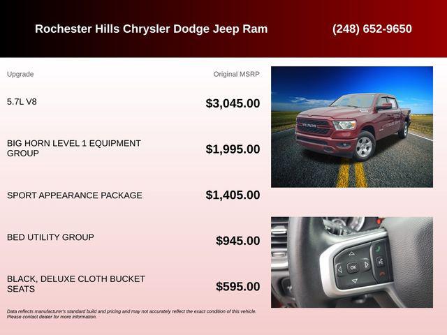 2023 Ram 1500 Big Horn Crew Cab 4x4 57 Box
