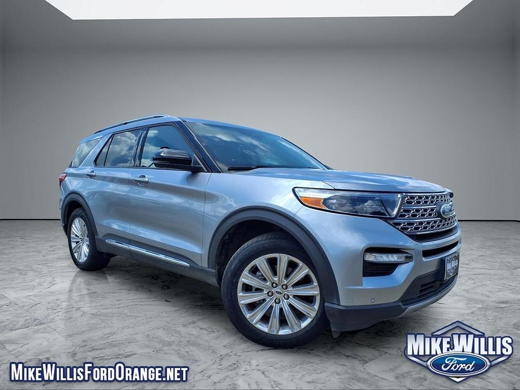 Iconic Silver Metallic 2023 Ford Explorer SUV / Crossover Rear-Wheel Drive Automatic