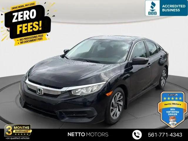 2016 Honda Civic EX for sale in West Palm Beach, FL
