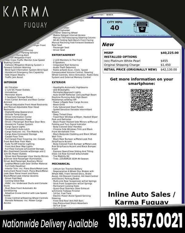 2026 Honda CR-V Hybrid AWD Sport-L for sale in Fuquay Varina, NC