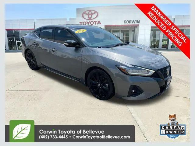 2021 Nissan Maxima SR Xtronic CVT for sale in Bellevue, NE