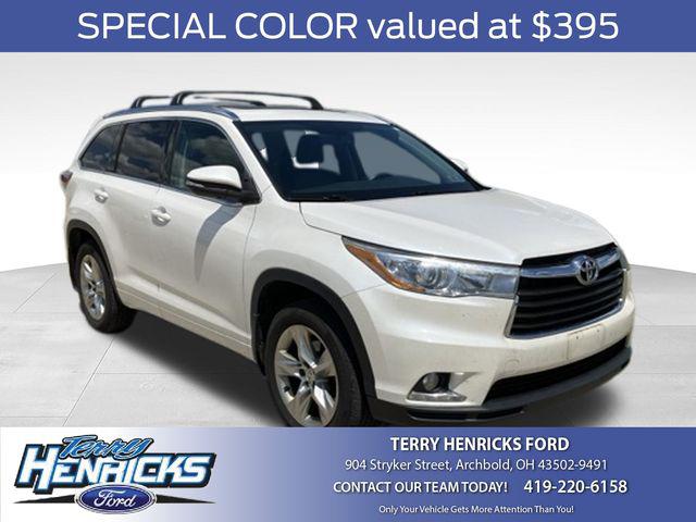 2015 Toyota Highlander Limited V6 for sale in Archbold, OH