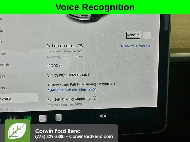 2021 Tesla Model 3 Long Range Dual Motor All-Wheel Drive