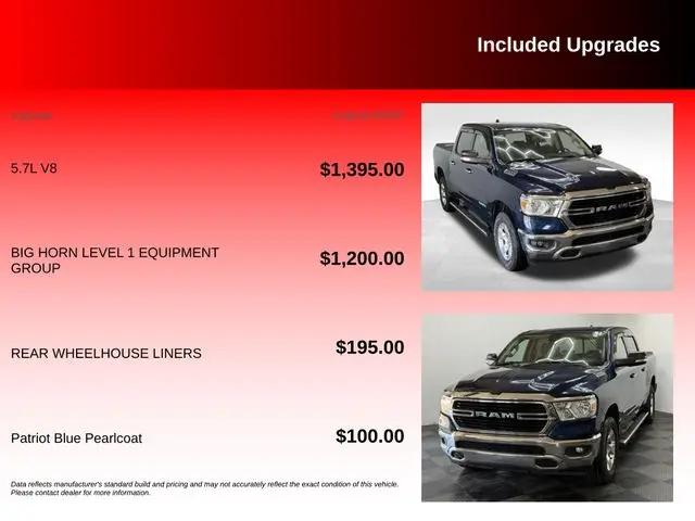 2019 Ram 1500 Big Horn/Lone Star Crew Cab 4x4 57 Box
