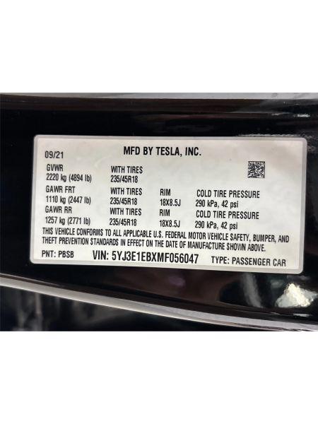 2021 Tesla Model 3 Long Range Dual Motor All-Wheel Drive