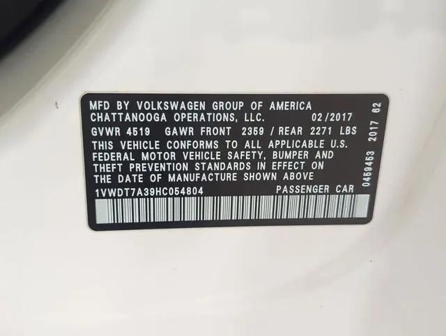 2017 Volkswagen Passat 1.8T R-Line