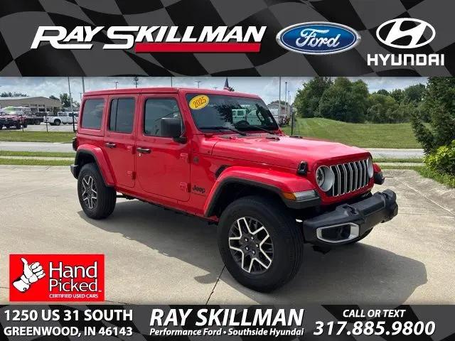 2025 Jeep Wrangler 4-Door Sahara 4x4 for sale in Greenwood, IN
