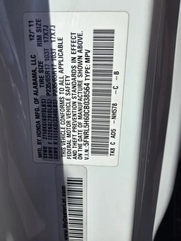 2012 Honda Odyssey EX-L