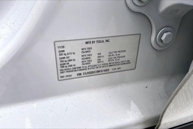 2021 Tesla Model Y Long Range Dual Motor All-Wheel Drive