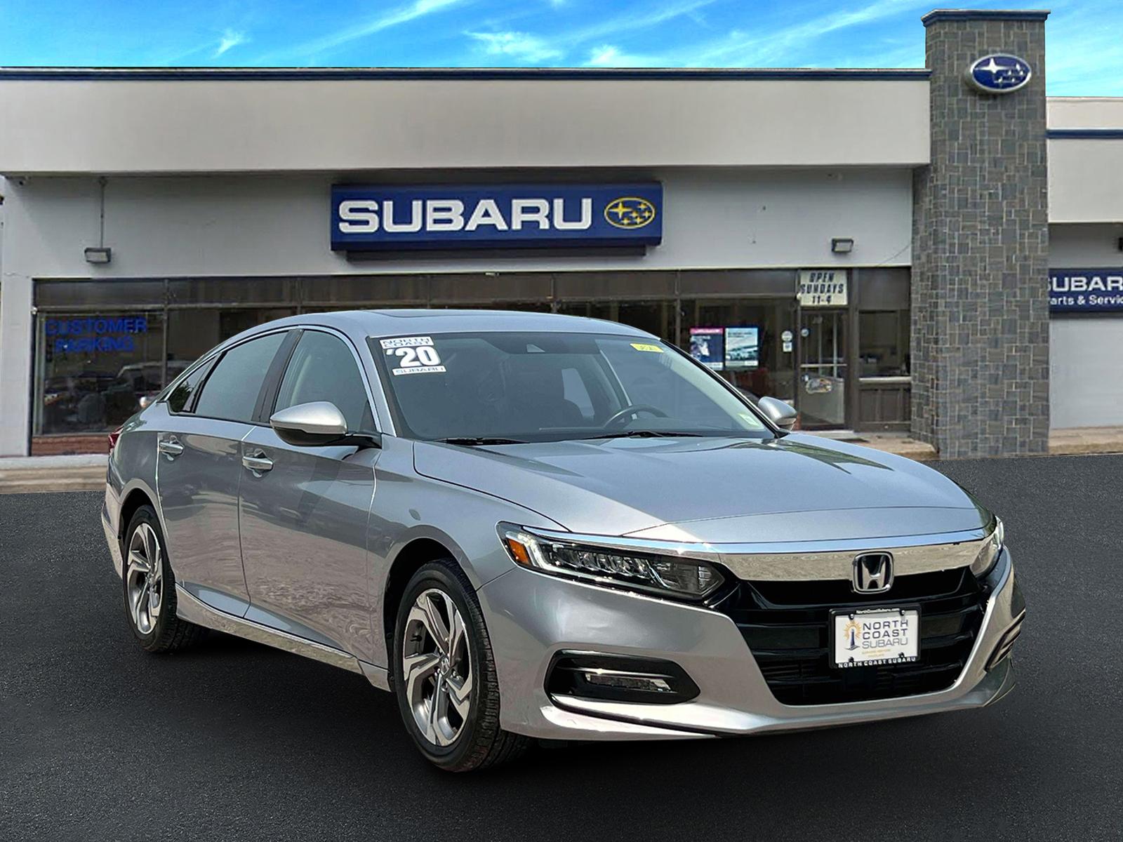 Gray (Modern Steel Metallic) 2020 Honda Accord Sedan Front-Wheel Drive Automatic