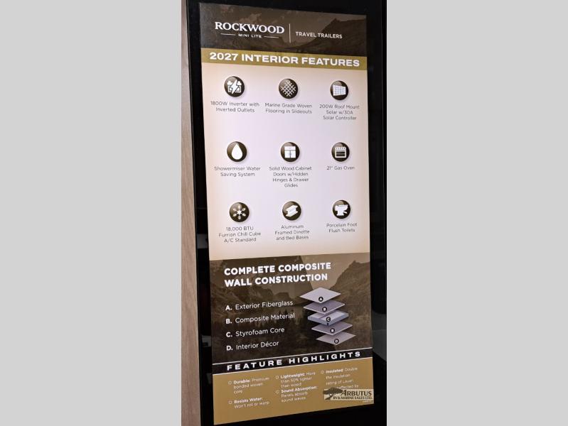 2027 Forest River Rockwood Mini Lite 2524FBT TRAVEL TRAILER