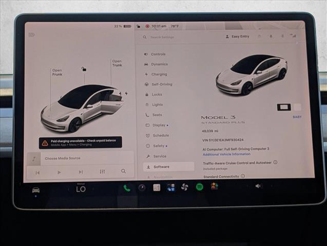 2021 Tesla Model 3 Standard Range Plus Rear-Wheel Drive