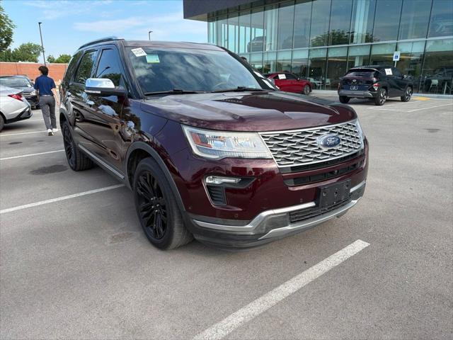 2018 Ford Explorer Platinum for sale in BROKEN ARROW, OK
