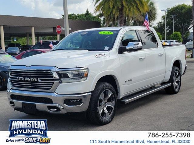 2022 Ram 1500 Laramie Crew Cab 4x4 5'7" Box for sale in HOMESTEAD, FL