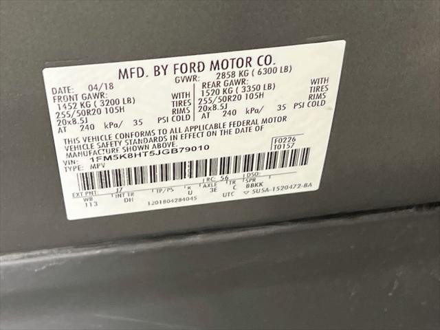 2018 Ford Explorer Platinum